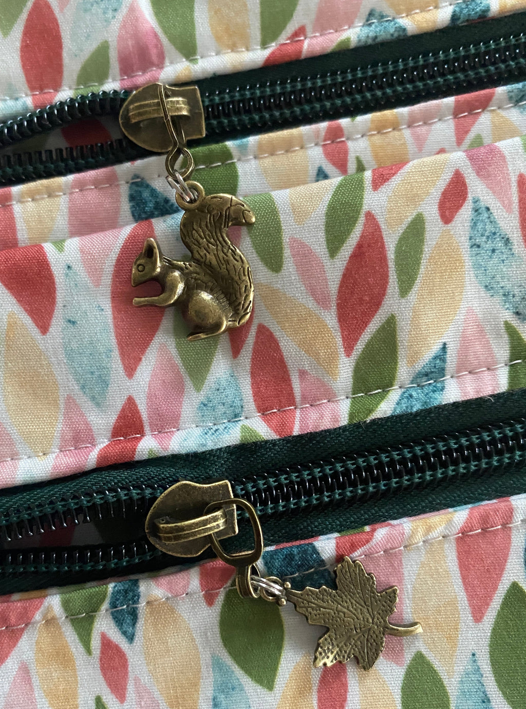 Cork Crossbody/Shoulder Bag, 2 Zip Pockets, 10w x 11h