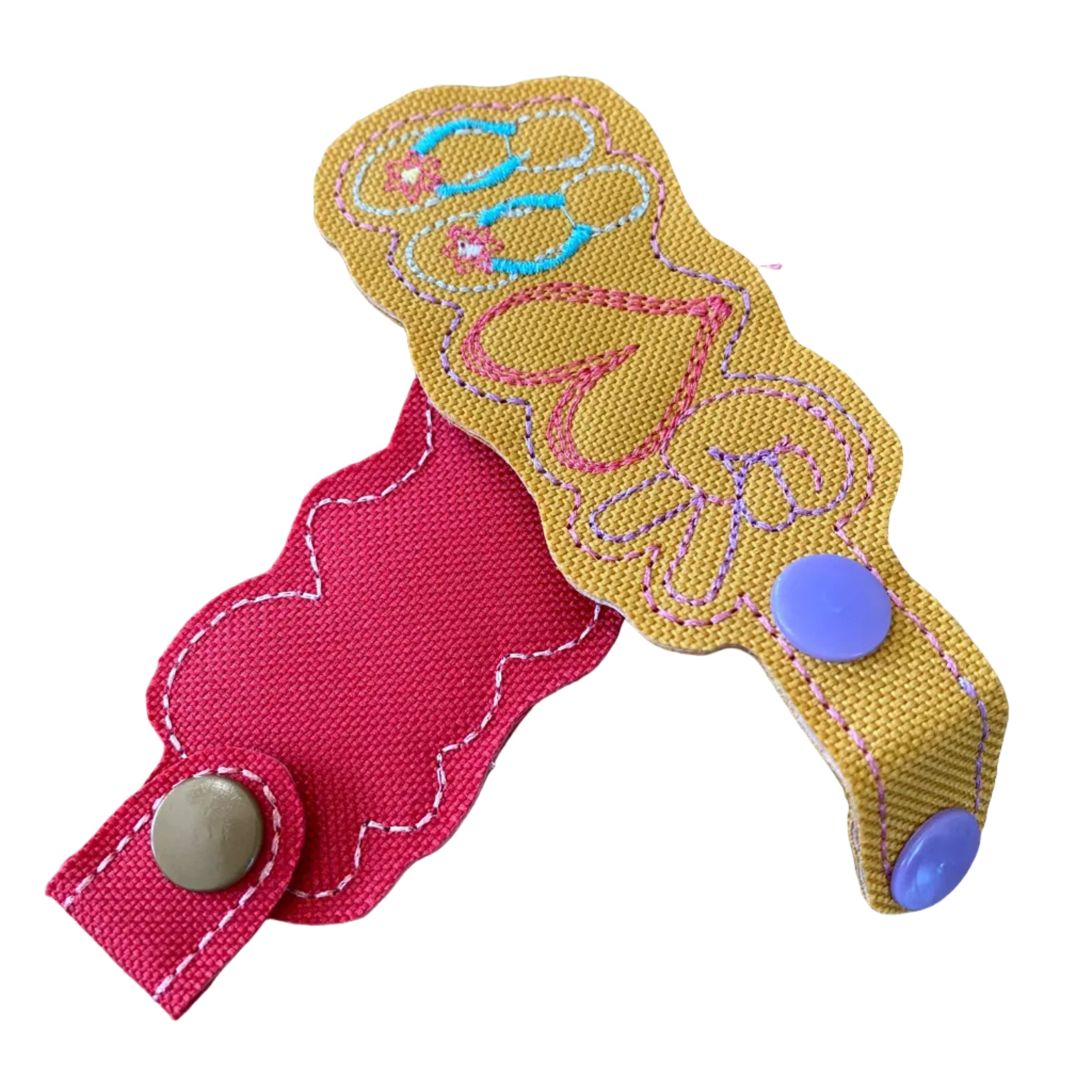 Embroidered Luggage Identifier/ Lanyard Accessory/Key Ring - Multiple Options & Uses