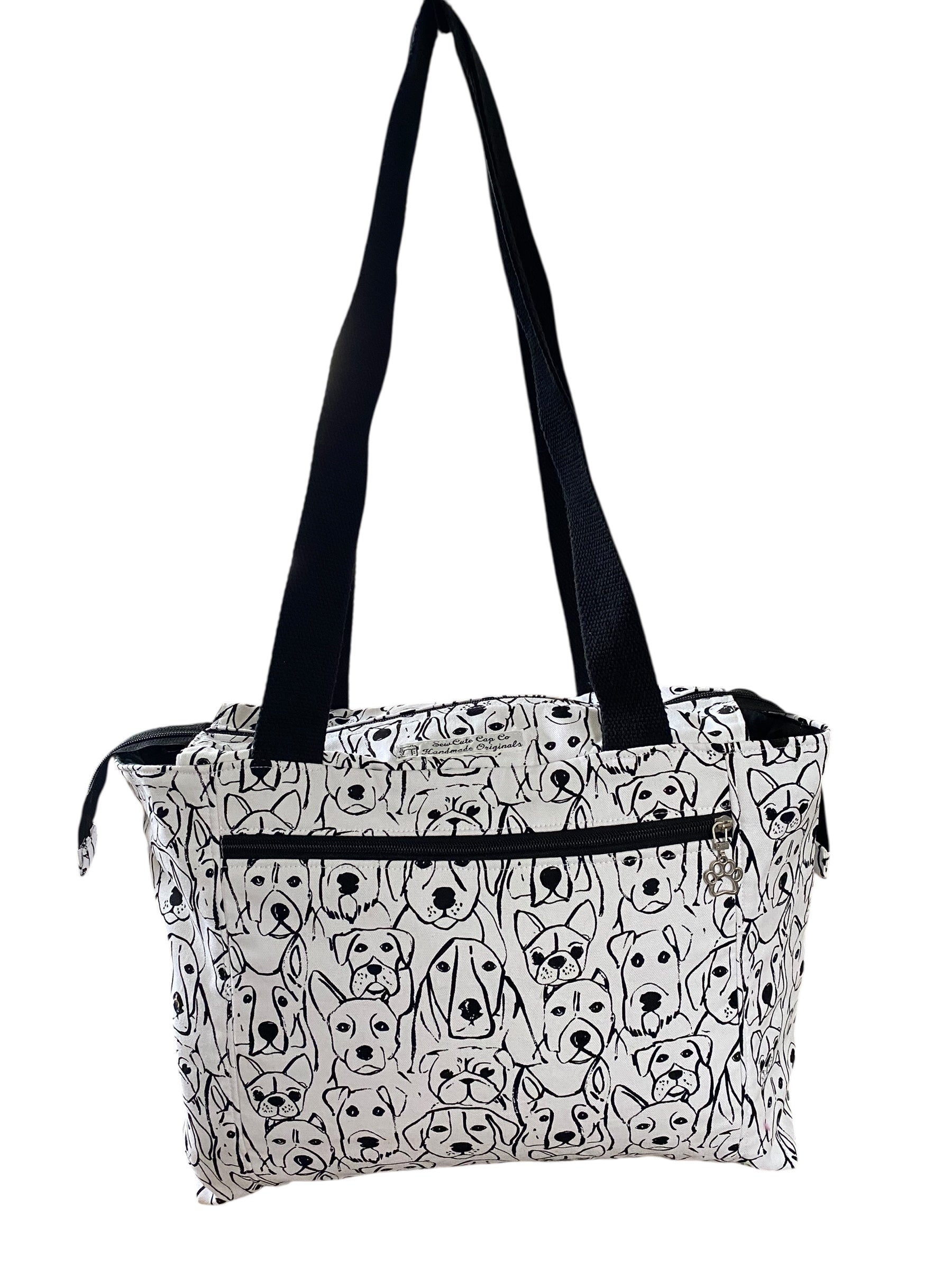 Dog Lovers Duo - Canvas Tote & Small Crossbody Bag