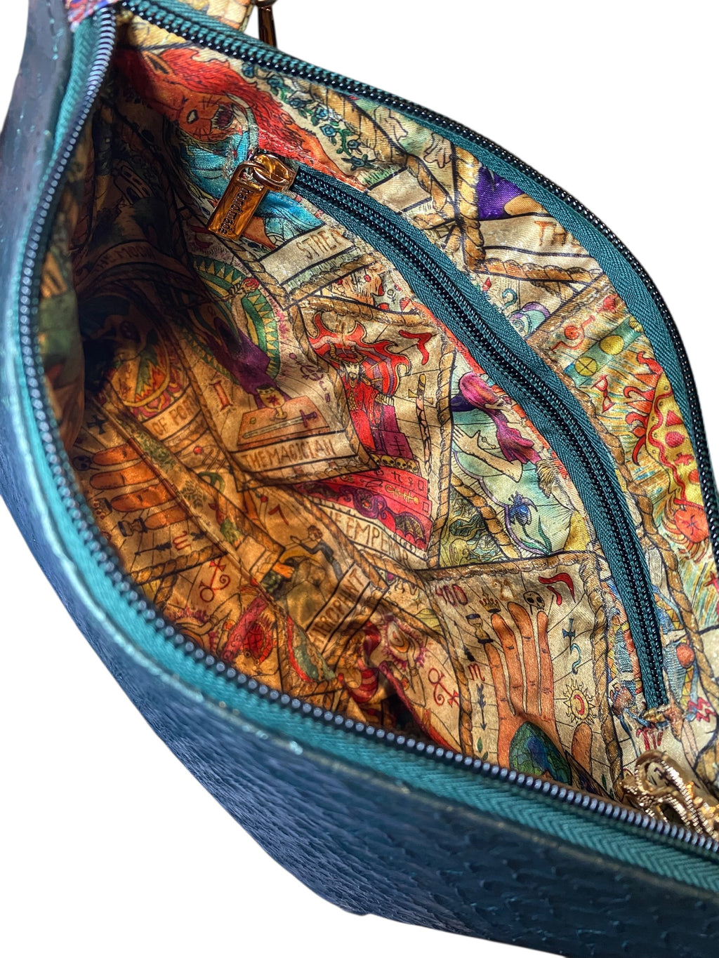 Emerald Green Reptile Scale Crossbody