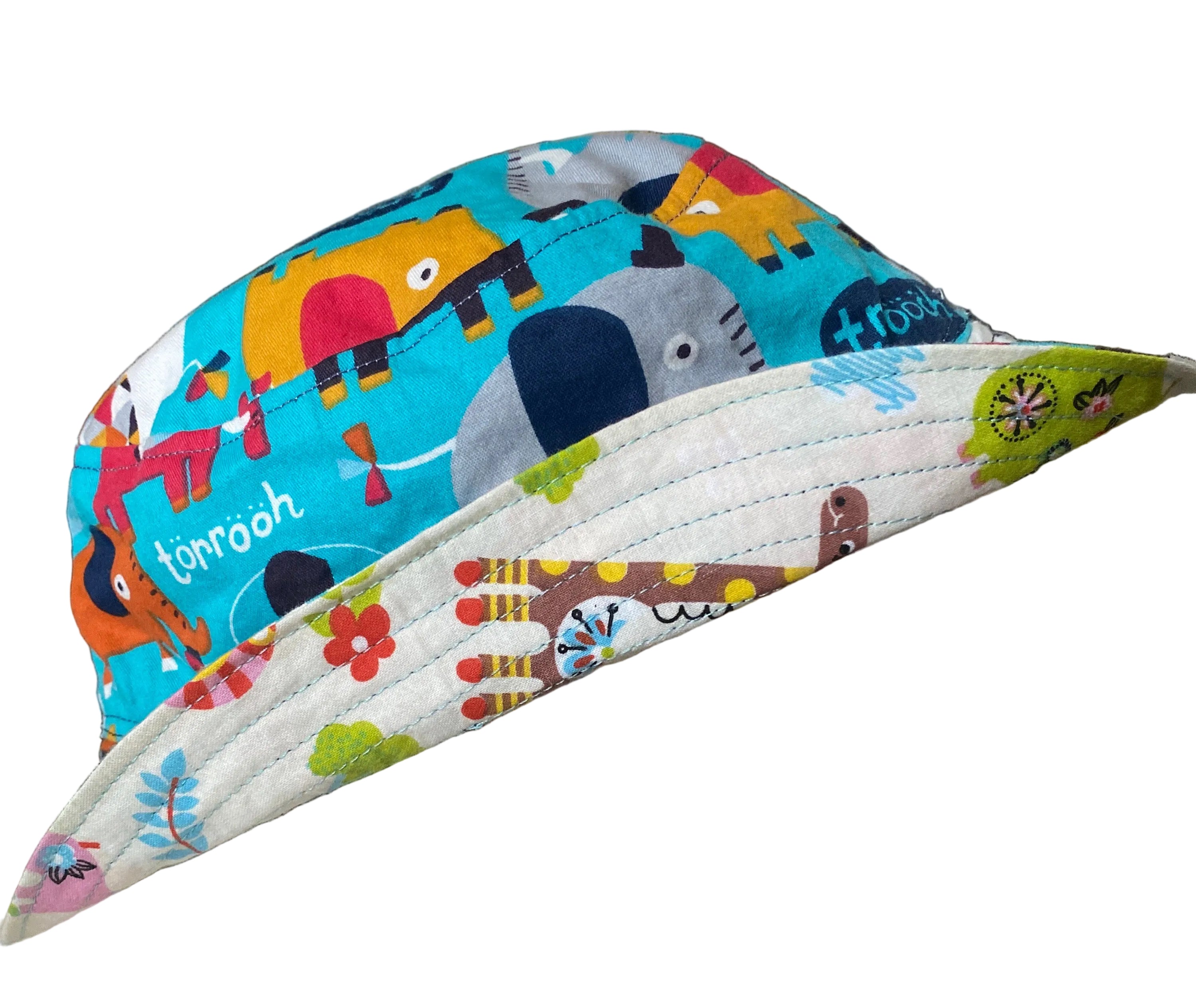 Children‘s Reversible Bucket Hats (16 -22") Many Options!