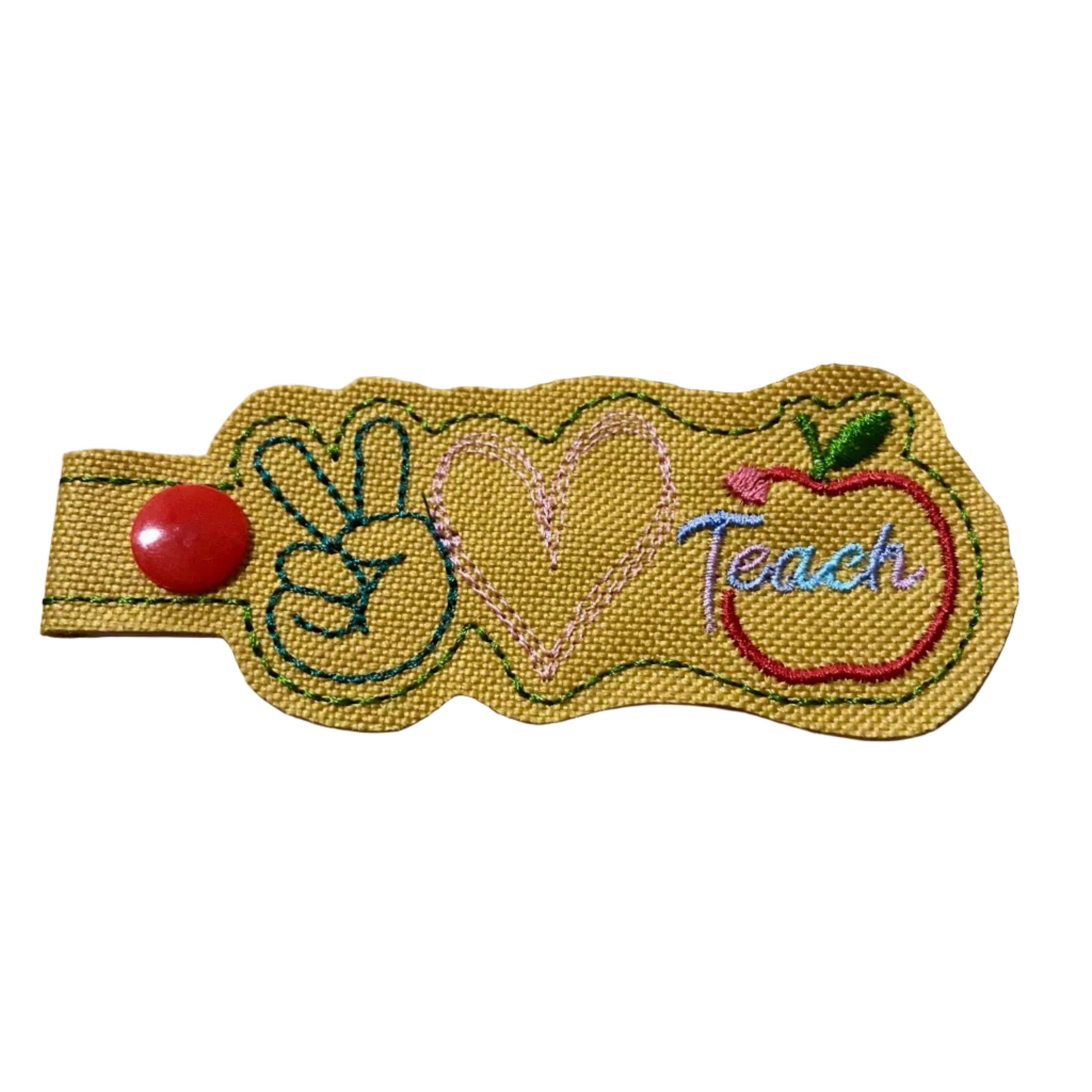 Embroidered Luggage Identifier/ Lanyard Accessory/Key Ring - Multiple Options & Uses