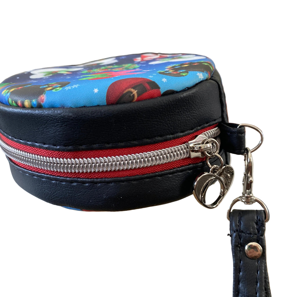 Holiday Themed Mouse Ears Wristlet Bag
