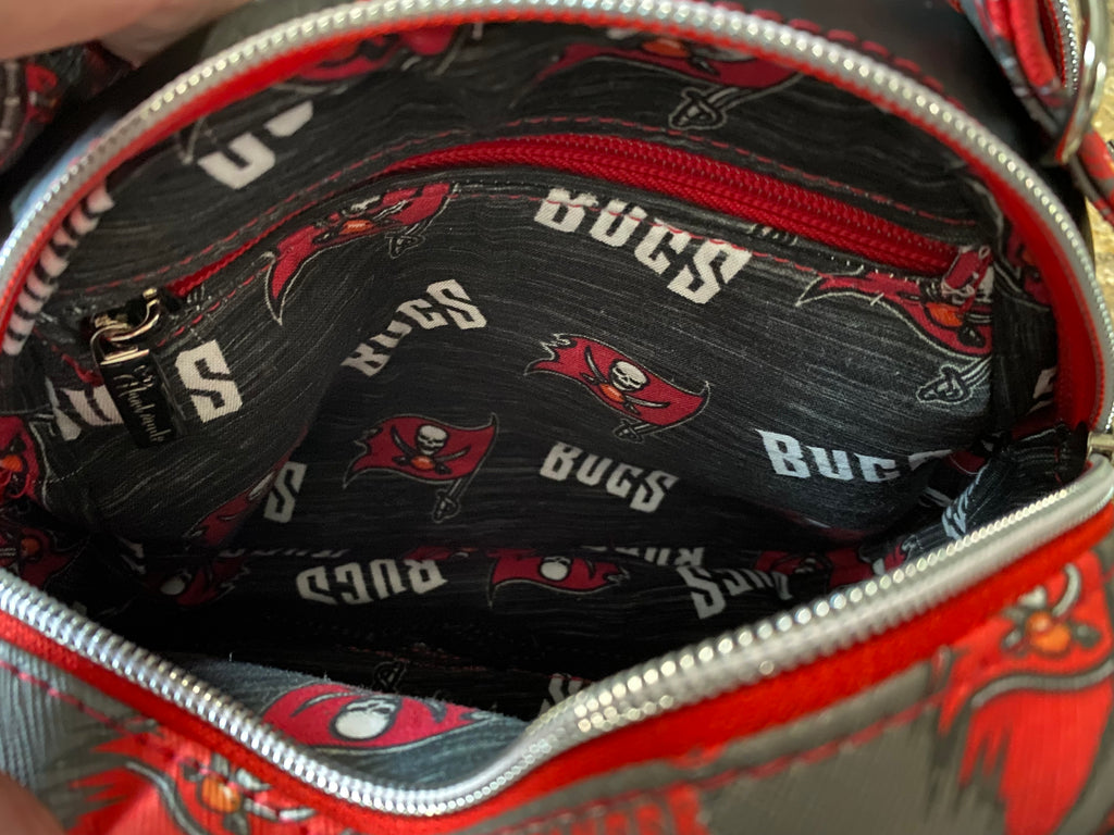 Tampa Bay Buccaneer  Mini Bowler Style Vinyl Bag