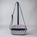 Buffalo Bills Vinyl & Leather  Crossbody/Shoulder Bag, 3 Pockets, Embroidered Flap, Adjustable Strap FREE Shipping
