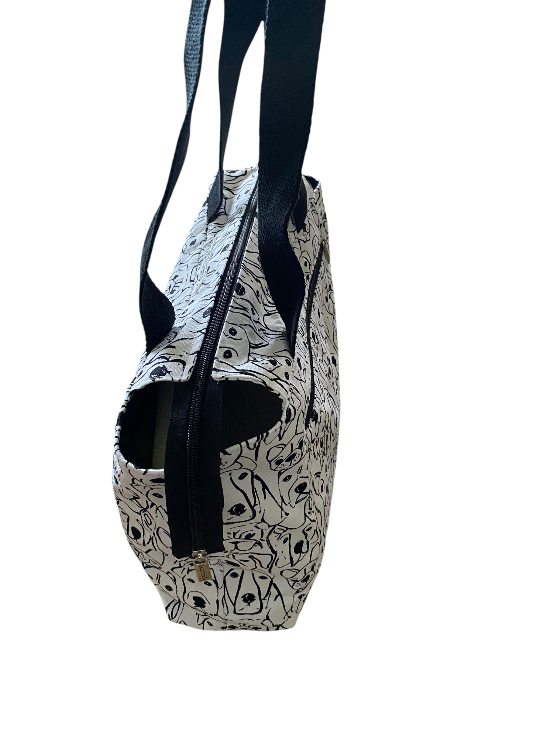 Dog Lovers Duo - Canvas Tote & Small Crossbody Bag