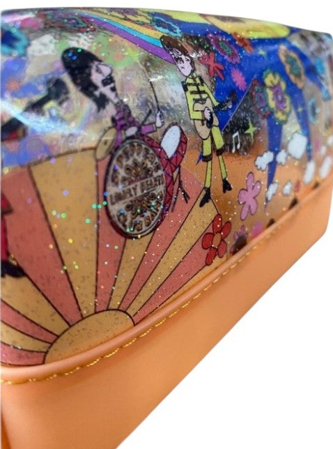 Custom Clear Vinyl Beatles Cosmetic Case