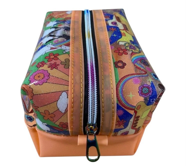 Custom Clear Vinyl Beatles Cosmetic Case