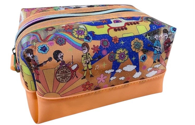Custom Clear Vinyl Beatles Cosmetic Case