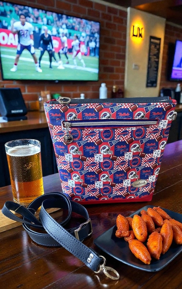 Buffalo Bills Custom Vinyl Crossbody Bag