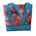 Large Linen & Vinyl Tote