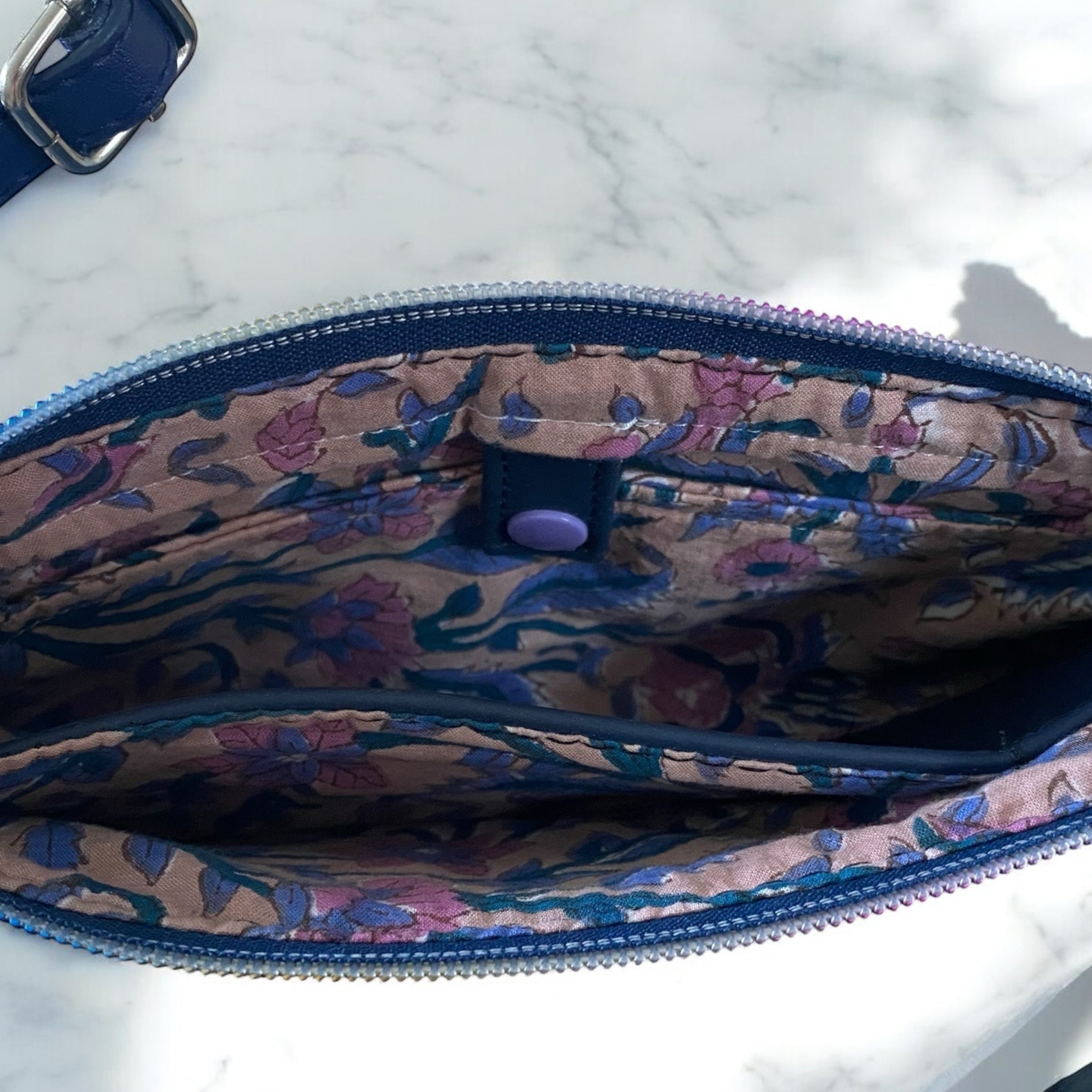 100% Leather Wristlet with Removable Wrist & Crossbody Strap