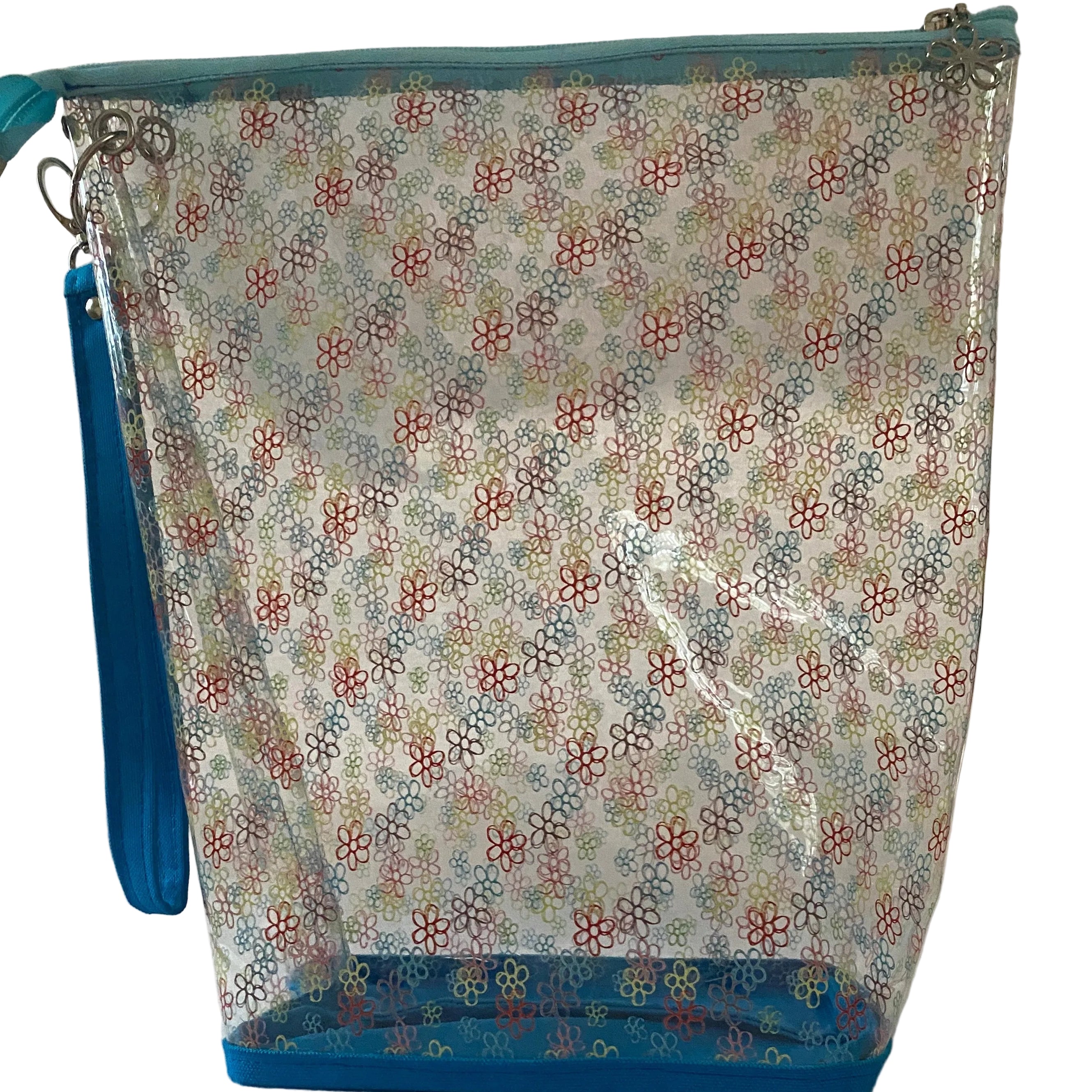 Multi Purpose Clear Vinyl Bag w/ Detachable Strap 12w x 14h x 4d
