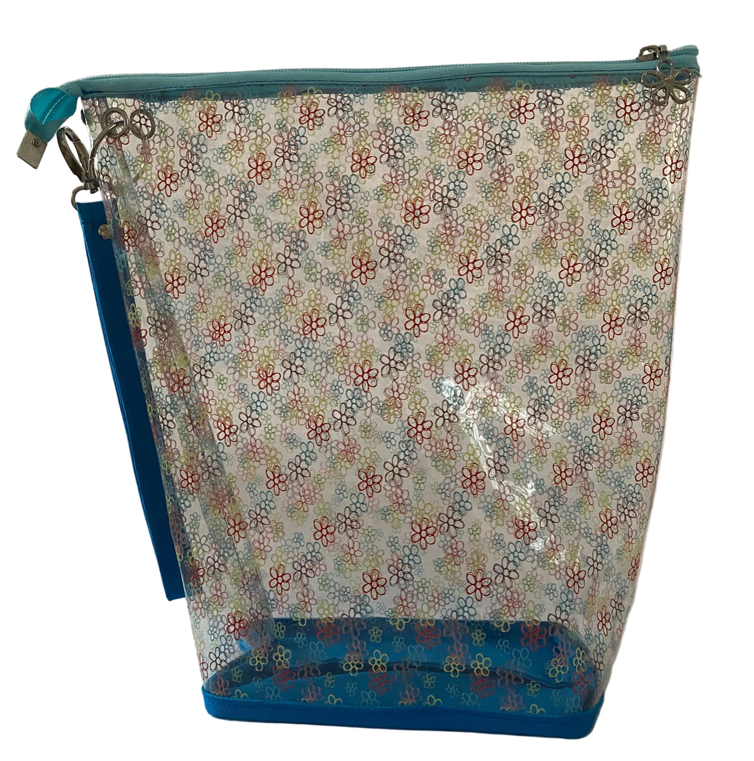Multi Purpose Clear Vinyl Bag w/ Detachable Strap 12w x 14h x 4d