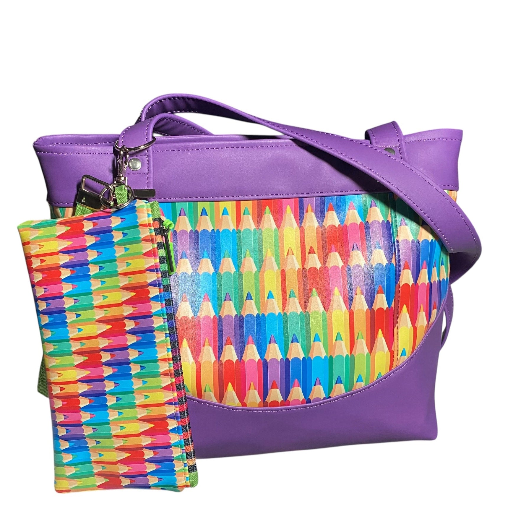 Art Lovers Tote and Clutch Pouch