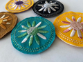 Set of 5 Decorative Embroidered Magnets