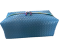 Large Vinyl Basketweave Cosmetic/Accessory/Storage Case