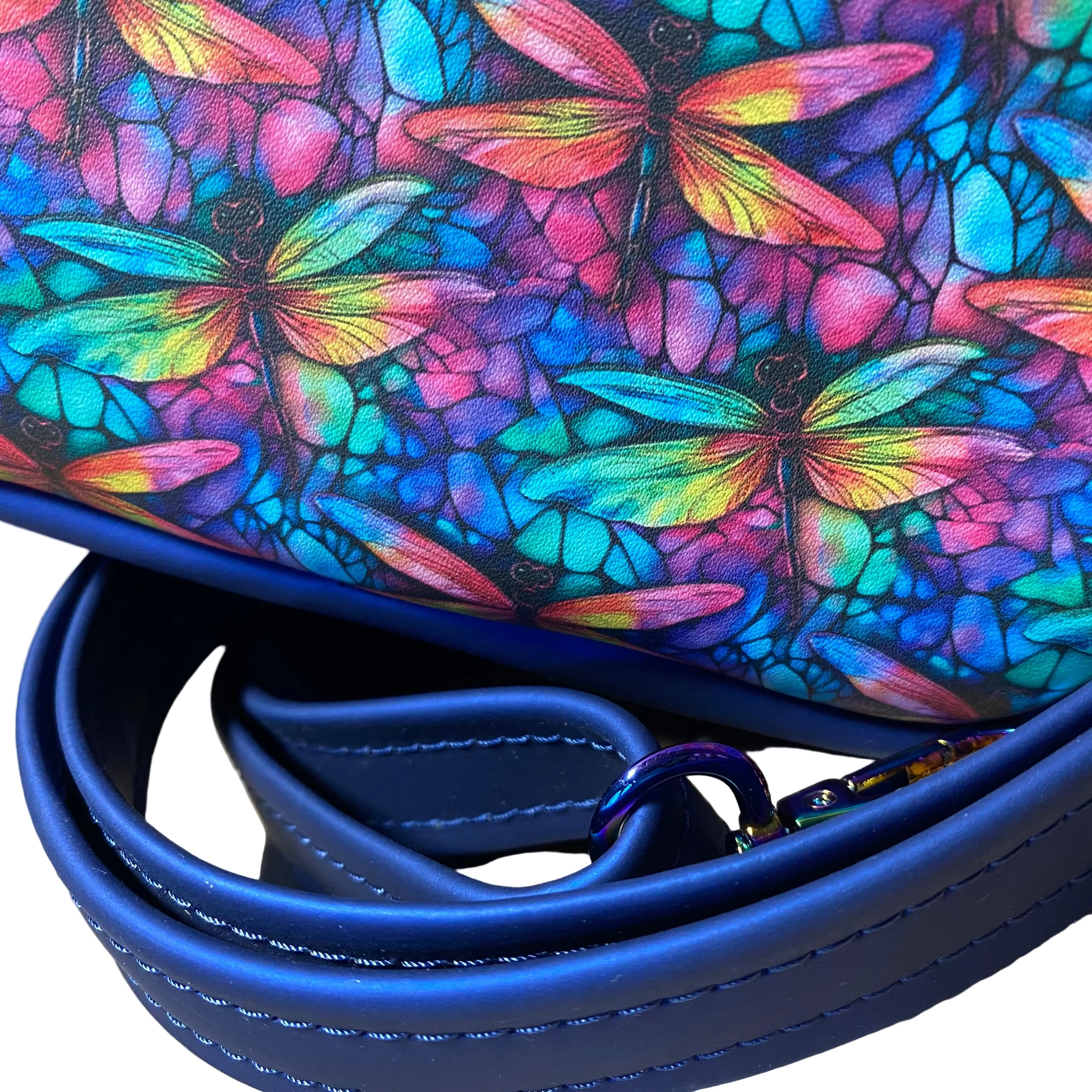 Essentials Crossbody Bag, Dual Zippers, Adjustable Strap, Vinyl, Cork, Faux Leather - Many Options!