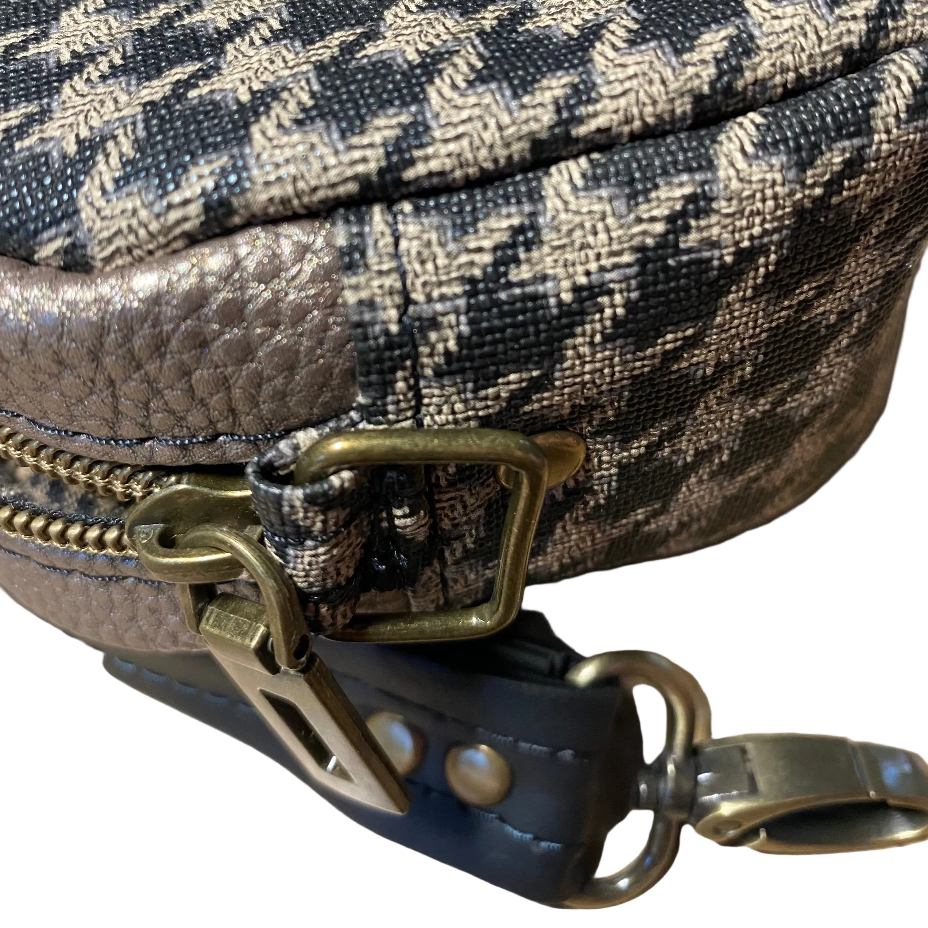 Essentials Crossbody Bag, Dual Zippers, Adjustable Strap, Vinyl, Cork, Faux Leather - Many Options!