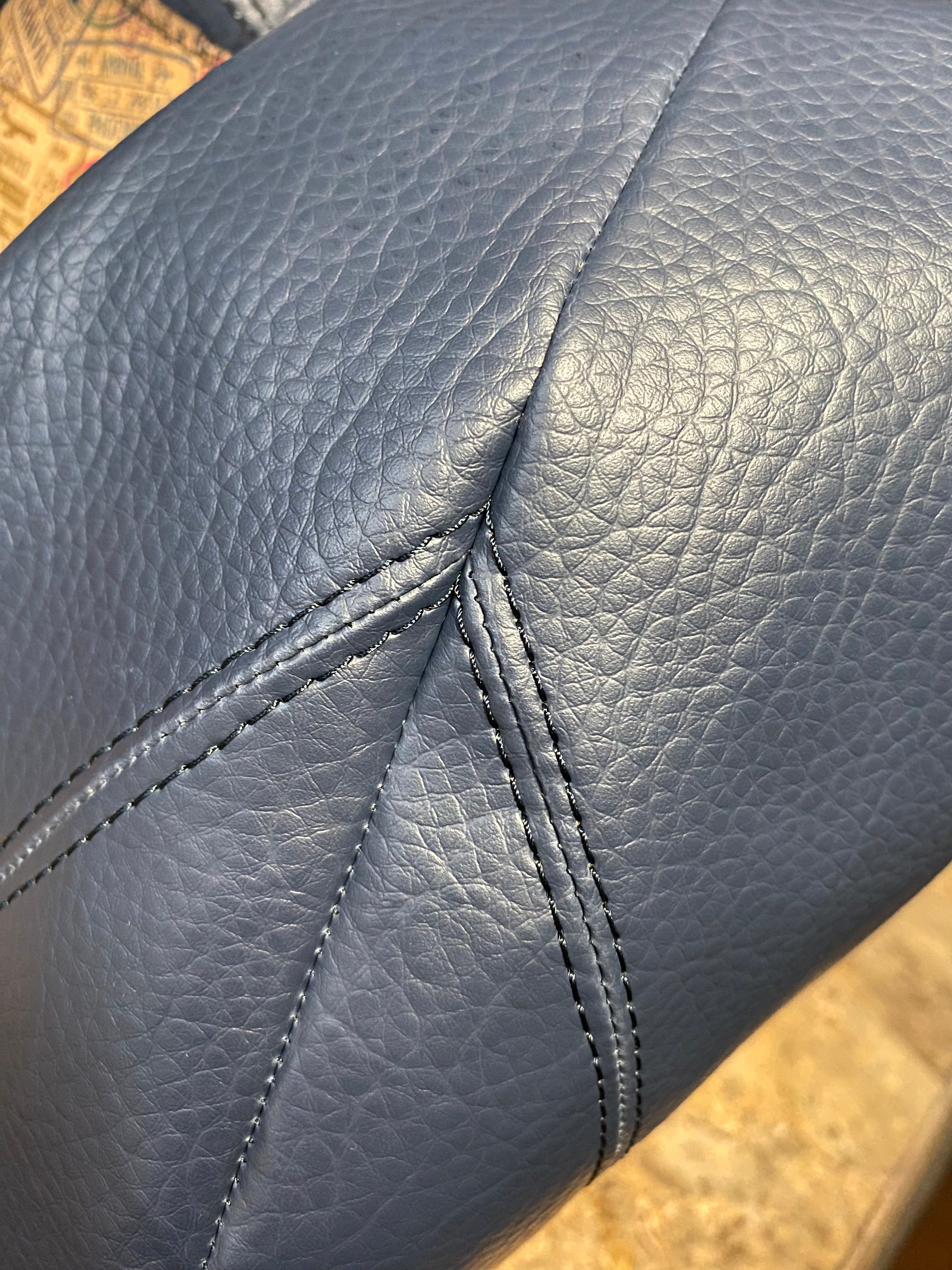 Faux Leather & Cork Shoulder Bag