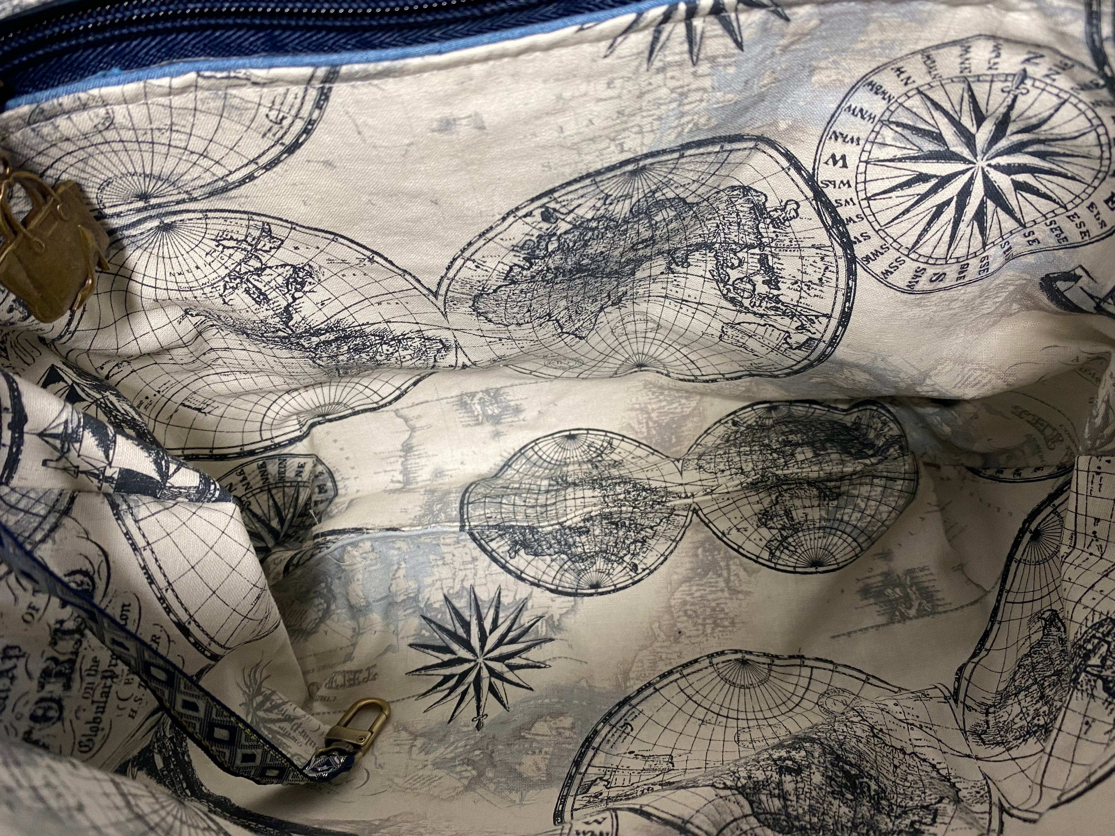 Faux Leather & Cork Shoulder Bag