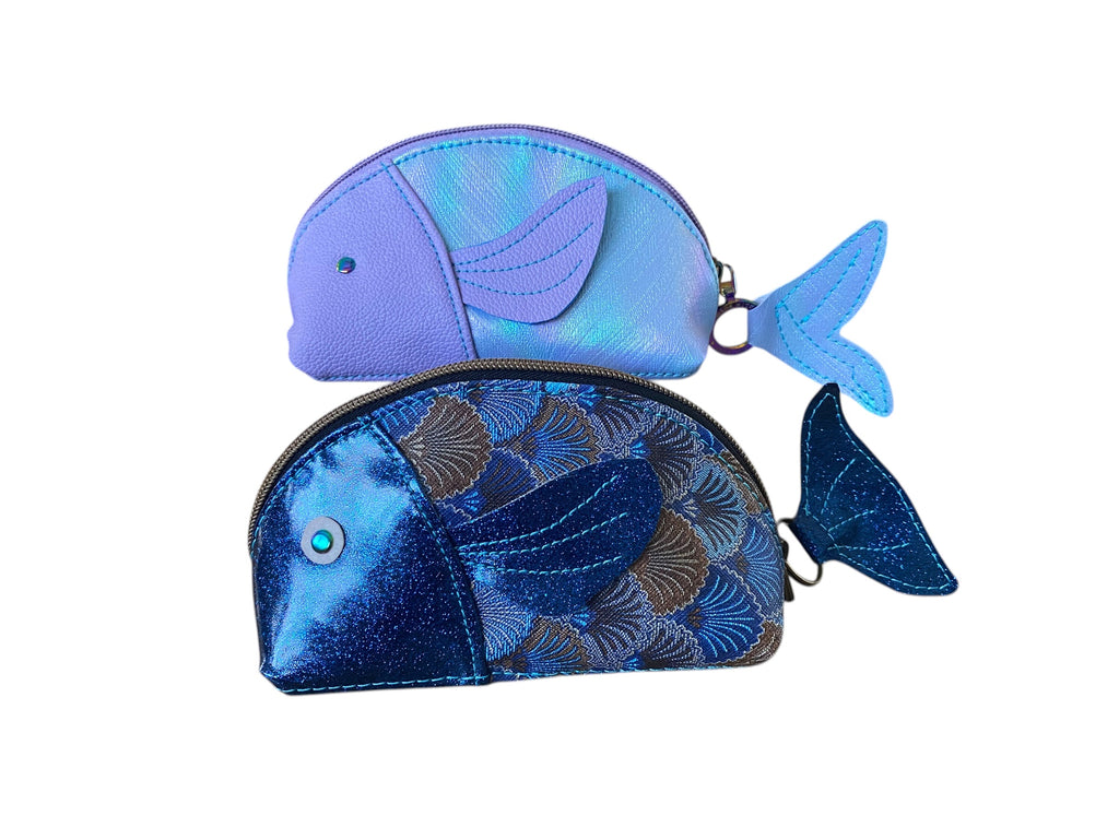 Tropical Fish Zip Up Bag                         Multiple Uses 6w x 3h x 3d