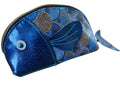 Tropical Fish Zip Up Bag                         Multiple Uses 6w x 3h x 3d