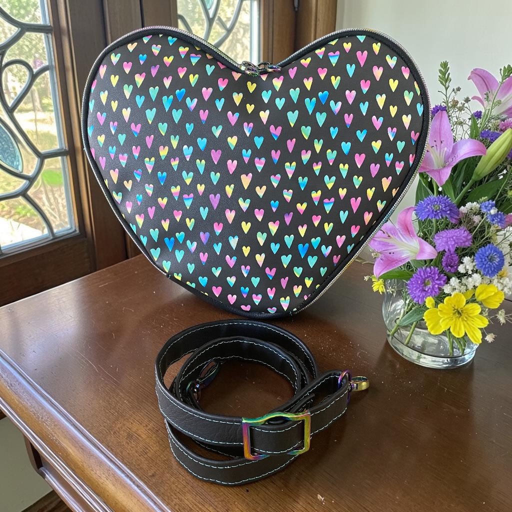 Heart Shaped Multi Purpose Crossbody or Shoulder Bag