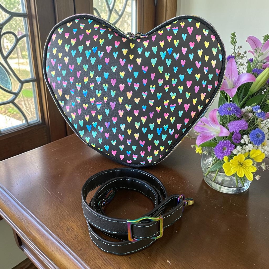 Heart Shaped Multi Purpose Crossbody or Shoulder Bag