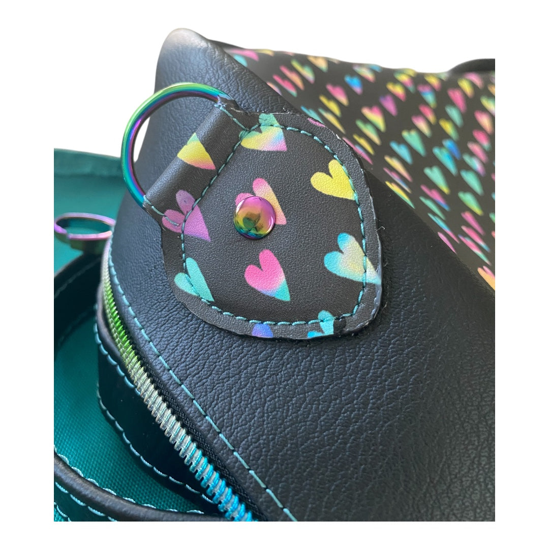 Heart Shaped Multi Purpose Crossbody or Shoulder Bag