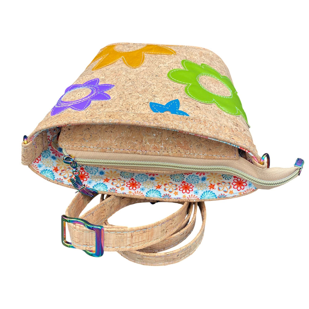 Cork & Vinyl Bucket Bag