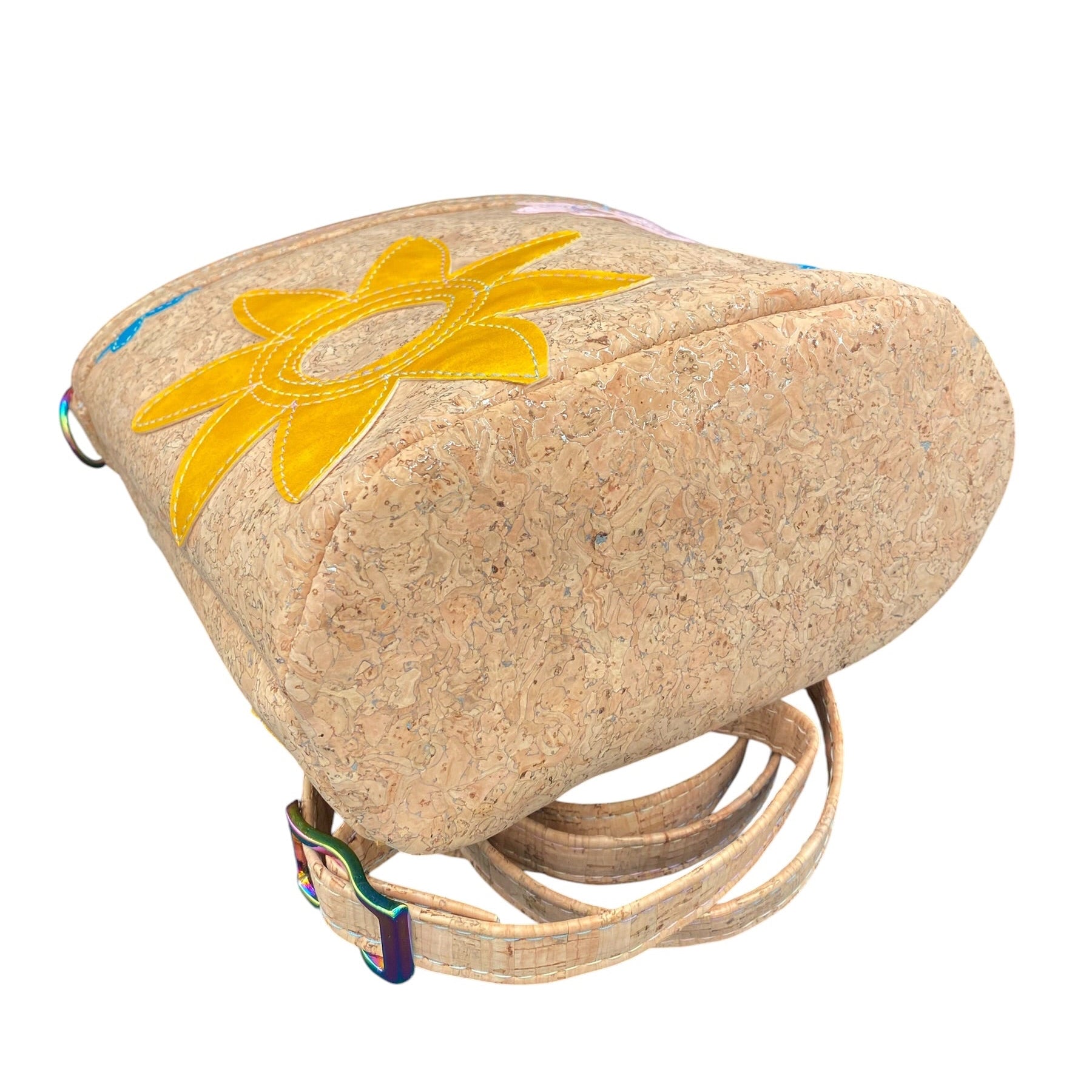 Cork & Vinyl Bucket Bag