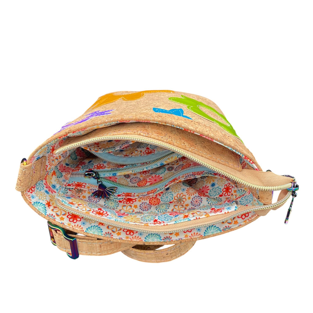 Cork & Vinyl Bucket Bag