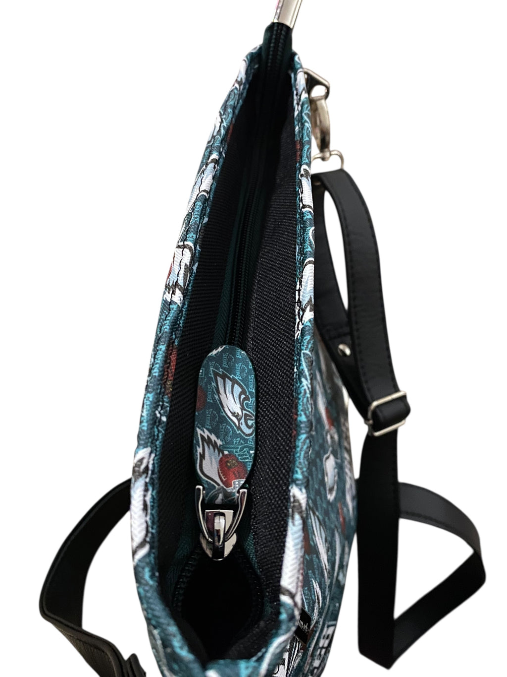 Philadelphia Eagles Custom Vinyl Crossbody Bag