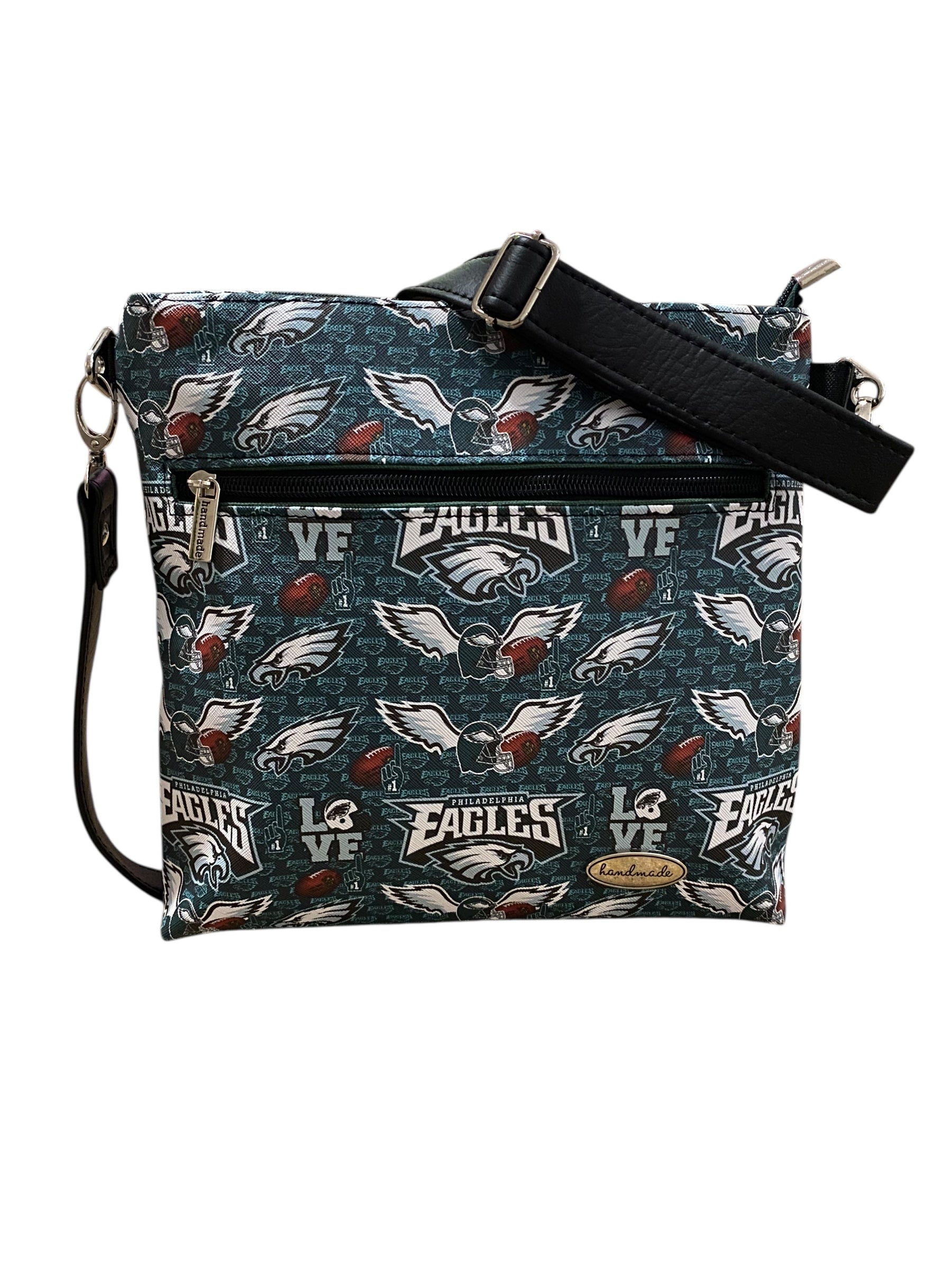 Philadelphia Eagles Custom Vinyl Crossbody Bag