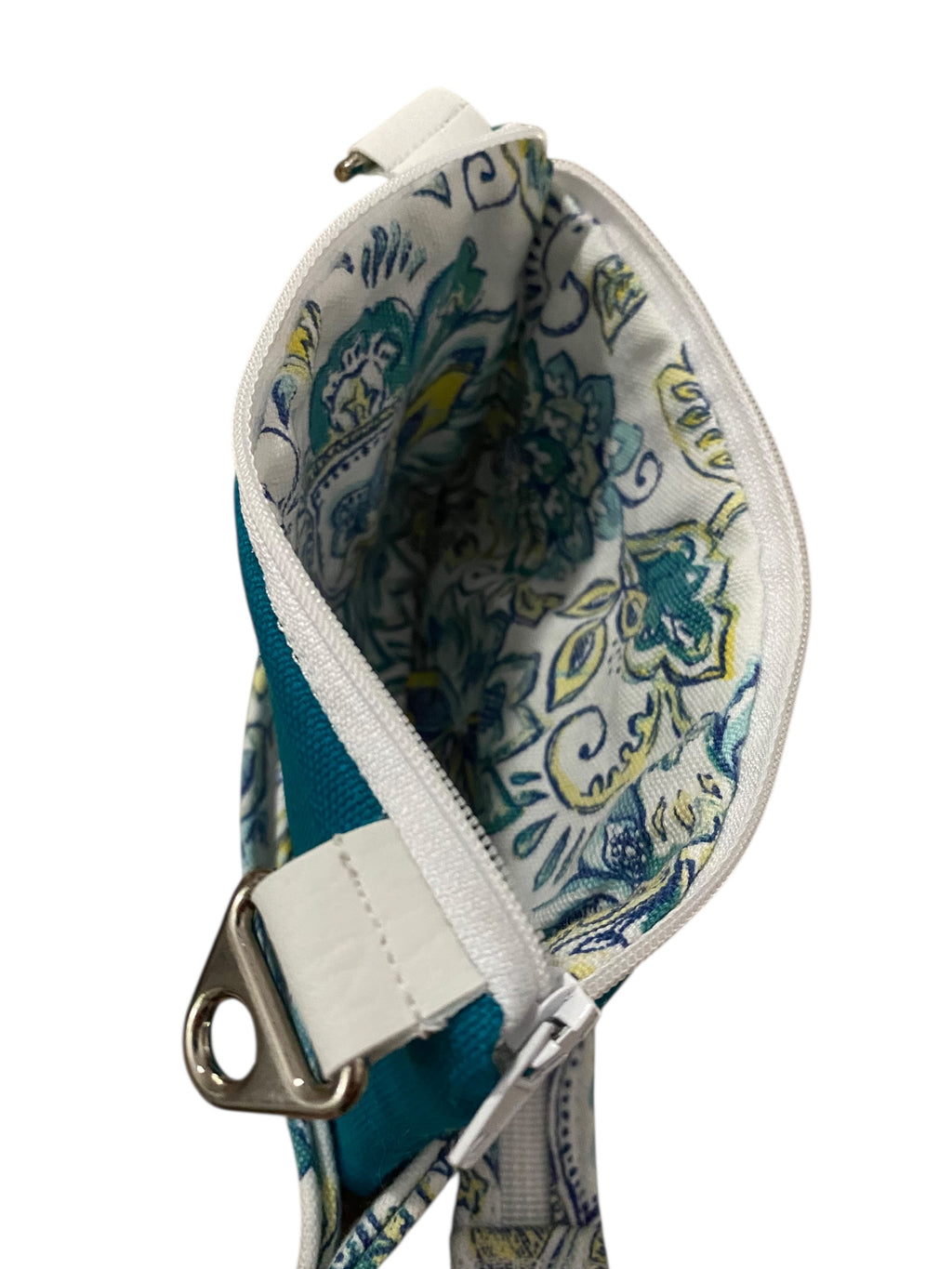 Embroidered Cotton Canvas Phone Bag