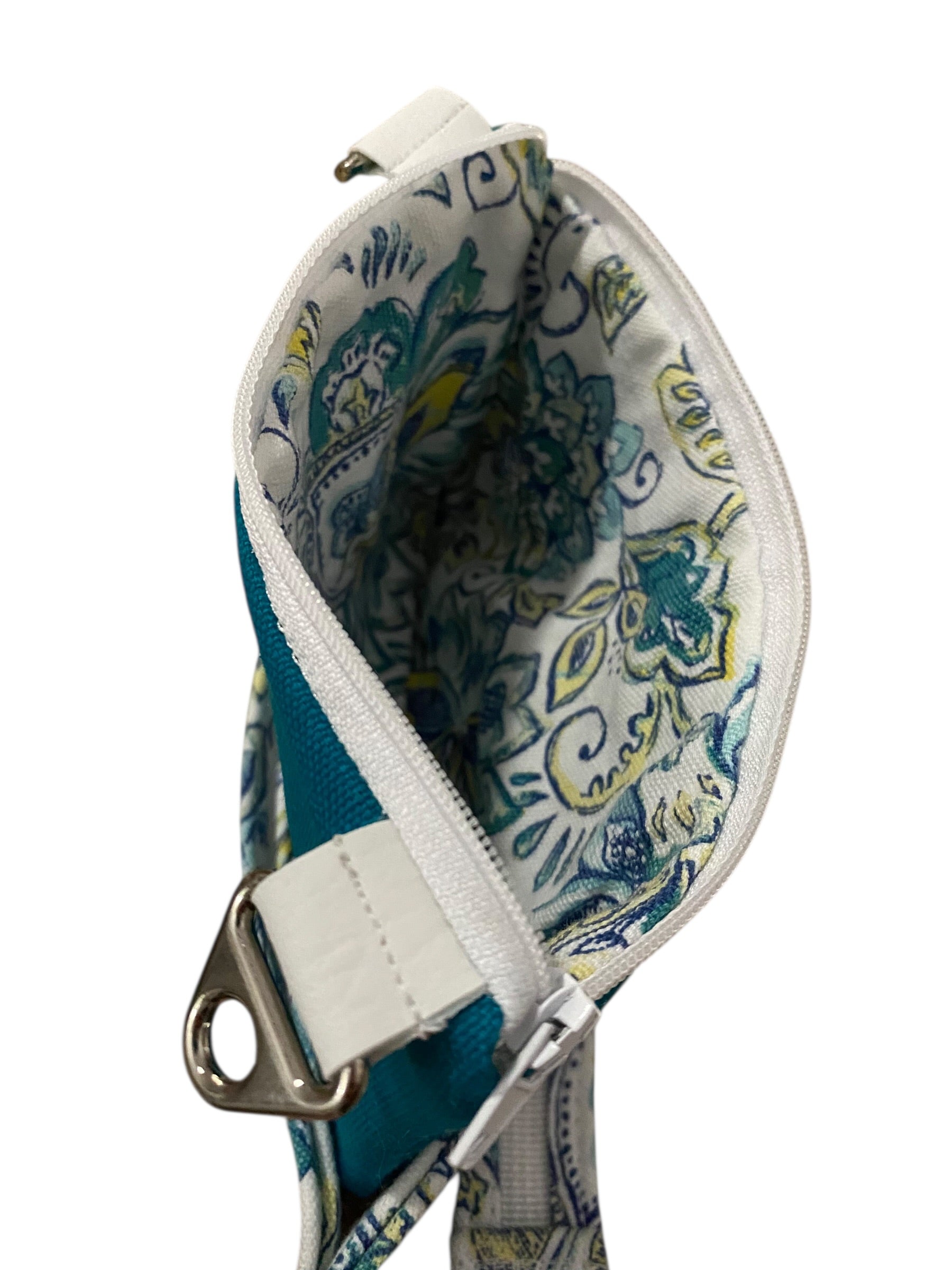 Embroidered Cotton Canvas Phone Bag