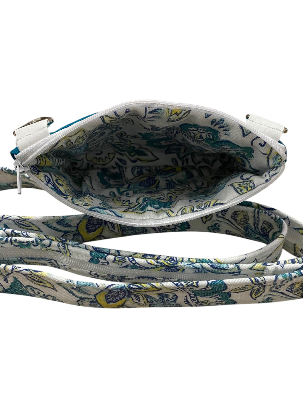 Embroidered Cotton Canvas Phone Bag